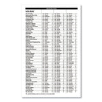 Memo Size Daily Appointment Book with 15-Minute Schedule, 8 x 5, Black Cover, 12-Month (Jan to Dec): 2025