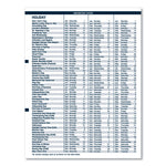 Recycled Wirebound Weekly/Monthly Planner, 11 x 8.5, Black Cover, 12-Month (Jan to Dec): 2025