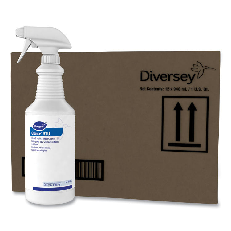 Glance Glass And Multi-Surface Cleaner, Original, 32oz Spray Bottle