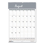 Academic Year Bar Harbor Recycled Wirebound Monthly Wall Calendar, 15.5 x 22, White/Blue Sheets, 12-Month(Aug-July):2025-2026