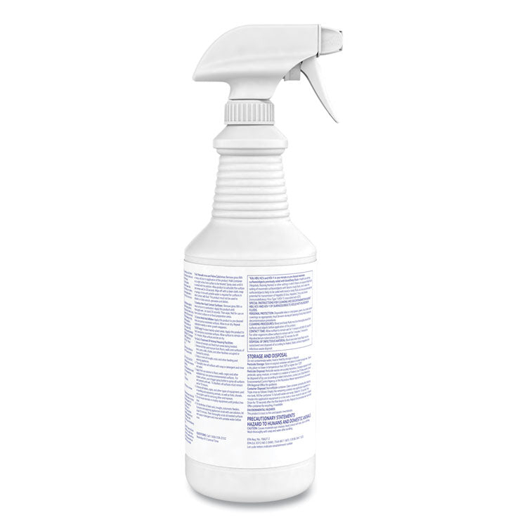 Virex Tb Disinfectant Cleaner, Lemon Scent, Liquid, 32 Oz Bottle, 12/carton