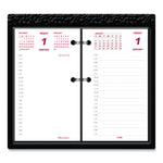 Daily Calendar Pad Refill, 6 x 3.5, White/Burgundy/Gray Sheets, 12-Month (Jan to Dec): 2025