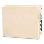 Manila End Tab File Pockets, 1.75" Expansion, Letter Size, Manila, 25/box