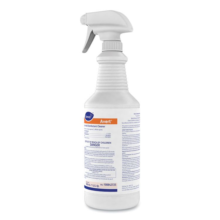 Avert Sporicidal Disinfectant Cleaner, 32 Oz Spray Bottle, 12/carton