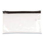 Multipurpose Zipper Bags, Vinyl, 11 X 6, Clear