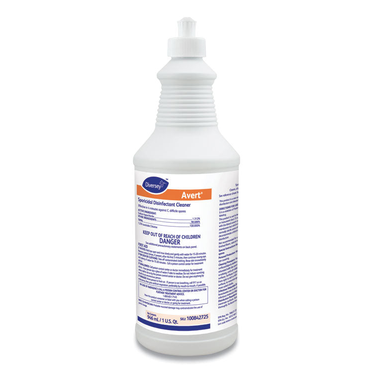 Avert Sporicidal Disinfectant Cleaner, 32 Oz Spray Bottle, 12/carton