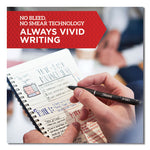 S-Gel High-Performance Gel Pen, Retractable, Fine 0.5 Mm, Black Ink, Black Barrel, Dozen