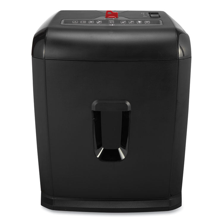 48110 Cross-Cut Shredder with Lockout Key, 10 Manual Sheet Capacity