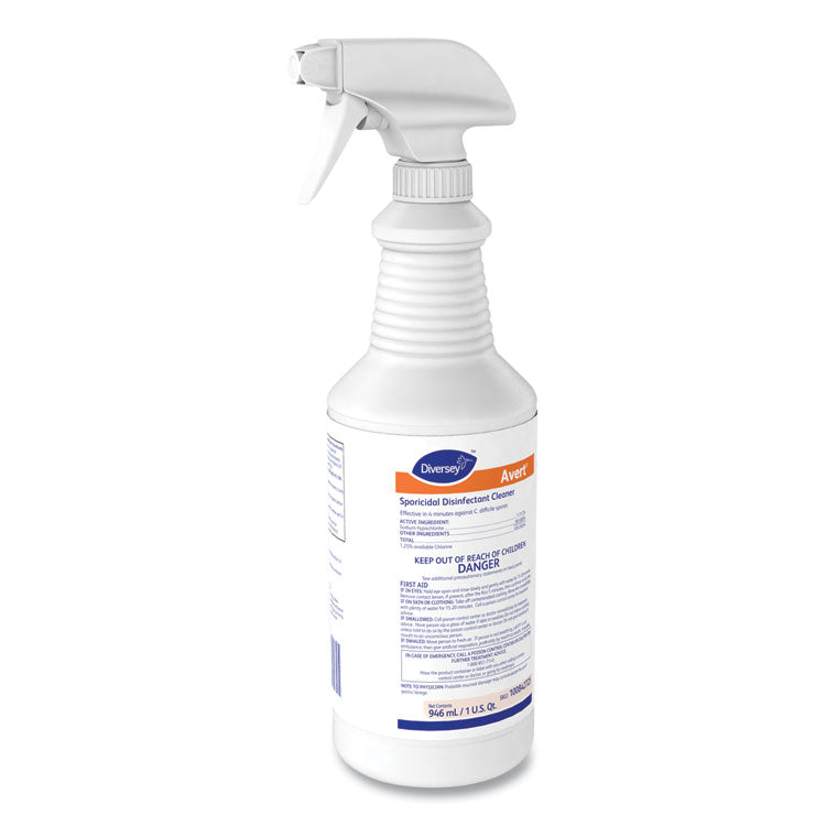Avert Sporicidal Disinfectant Cleaner, 32 Oz Spray Bottle, 12/carton