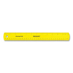 Non-Shatter Flexible Ruler, Standard/metric, 12" (30 Cm) Long, Plastic, Assorted Translucent Colors, 12/box