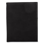 Faux-Leather Padfolio, 9 X 12 Pad, 9.75 X 12.5, Black