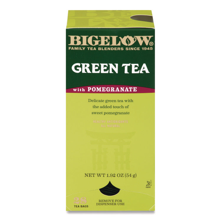 Green Tea With Pomegranate, 0.07 Oz Tea Bag, 28/box