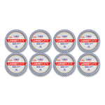 Heavy Duty Disposable Dinnerware, Large Plate, Paper, 11.5" dia, Floral, Blue/Yellow/White, 12/Pack