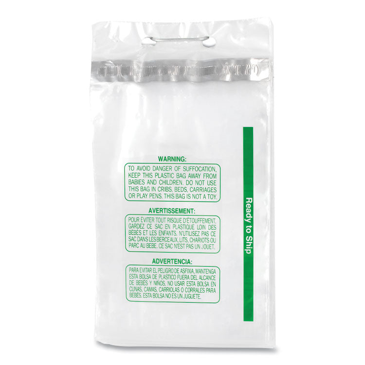 Wicketed E-Commerce Bags, 9 X 14, 1.5 Mil, 1,000/box