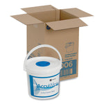 Pacific Blue Select Surface System Bucket, 7.8 X 7.8 X 7, White/blue, 6/carton