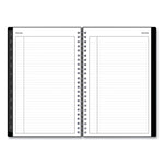 Enterprise Weekly/Monthly Planner, 8 x 5, Black Cover, 12-Month (Jan to Dec): 2025