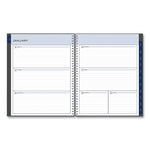 Passages Weekly/Monthly Planner, 11 x 8.5, Charcoal Cover, 12-Month (Jan to Dec): 2025