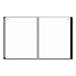 Enterprise Weekly Appointment Planner, 11 x 8.5, Black Cover, 12-Month (Jan to Dec): 2025