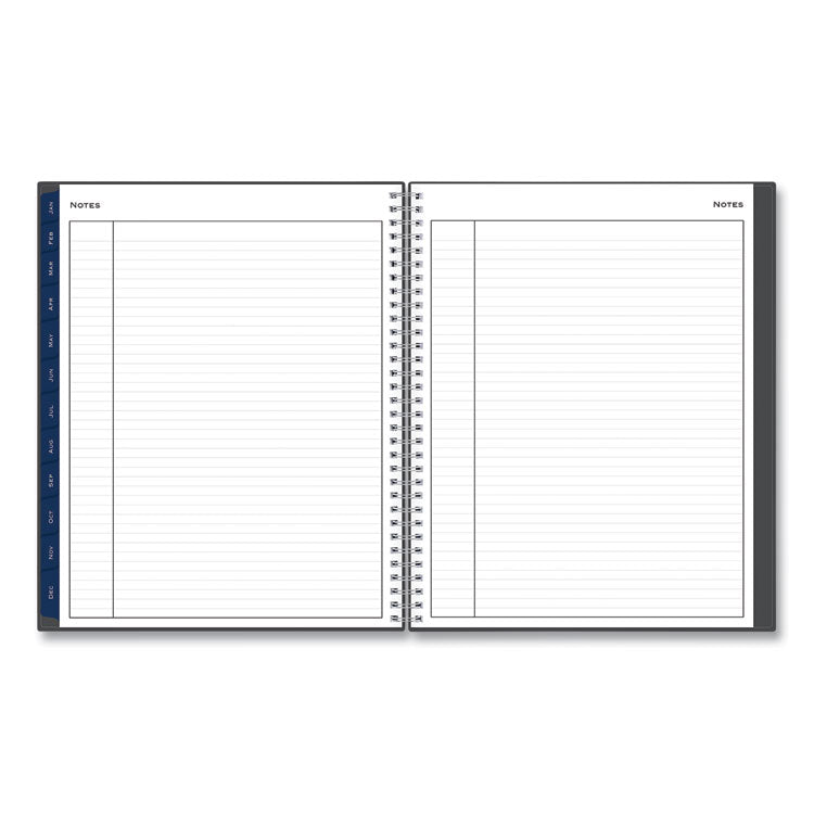 Passages Weekly/Monthly Planner, 11 x 8.5, Charcoal Cover, 12-Month (Jan to Dec): 2025