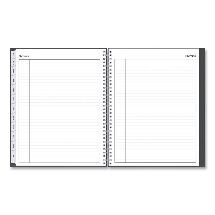 Passages Appointment Planner, 11 x 8.5, Charcoal Cover, 12-Month (Jan to Dec): 2025