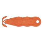 Kurve Blade Plus Safety Cutter, 5.75" Plastic Handle, Orange, 10/Box