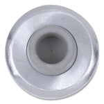 Concave Wall Bumper, 5 X 2 X 6, Satin Chrome