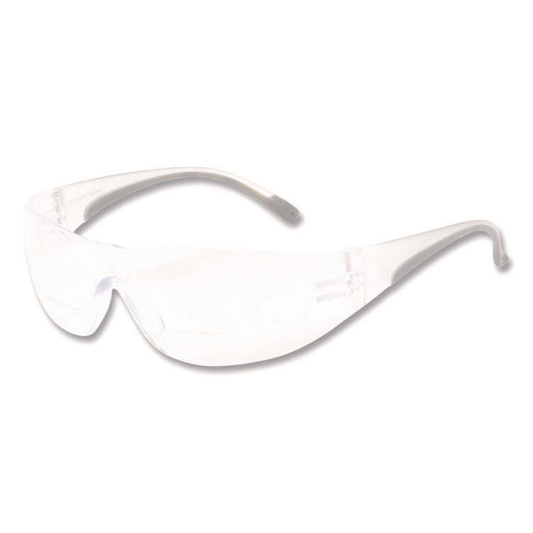 Zenon Z12R Rimless Optical Eyewear with 1.5-Diopter Bifocal Reading-Glass Design, Scratch-Resistant, Clear Lens, Clear Frame