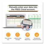 Hn1500 Electronic Non-Calculating Time Clock Bundle, Lcd Display, Beige/green