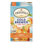 Cold Brew Iced Tea Bags, Peach, 0.07 Oz Tea Bag, 20/box