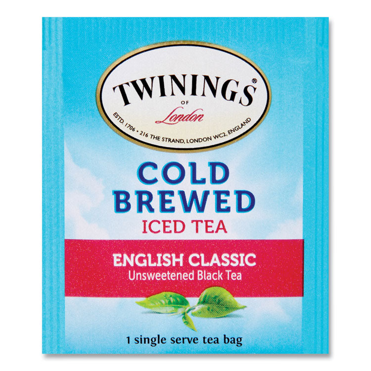 Cold Brew Iced Tea Bags, English Classic, 0.07 Oz Tea Bag, 20/box