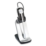 IS6200 Monaural Convertible Headset, Black/Silver