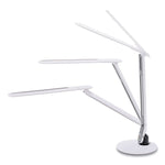 Color Changing LED Desk Lamp with RGB Arm, 18.12" High, White