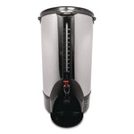 Home/business 100-Cup Double-Wall Percolating Urn, Stainless Steel