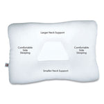 Mid-Core Cervical Pillow, Standard, 22 X 4 X 15, Gentle, White