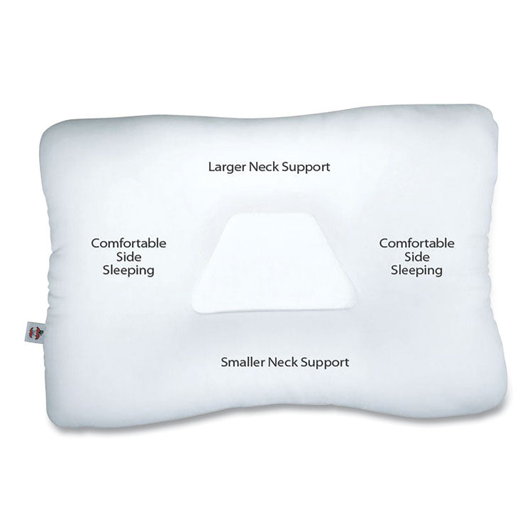 Mid-Core Cervical Pillow, Standard, 22 X 4 X 15, Gentle, White
