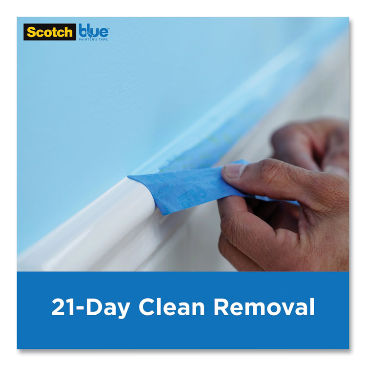 Sharp Lines Multi-Surface Painter's Tape, 3" Core, 0.94" X 60 Yds, Blue