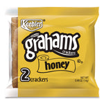 Honey Grahams Crackers, 0.49 oz Bag, 200/Carton