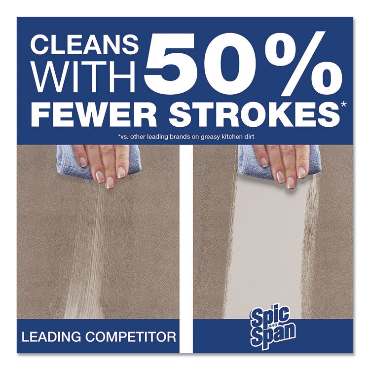 Disinfecting All-Purpose Spray and Glass Cleaner, Fresh Scent, 32 oz Bottles, 8 Bottles and 8 Trigger Sprayers/Carton