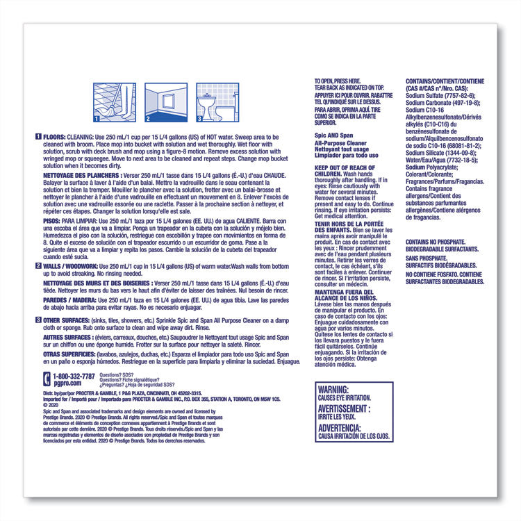 All-Purpose Floor Cleaner, 27 Oz Box, 12/carton