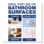 Disinfecting All-Purpose Spray and Glass Cleaner, Fresh Scent, 32 oz Bottles, 8 Bottles and 8 Trigger Sprayers/Carton