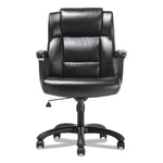 Mid-Back Executive Chair, Supports Up To 225 Lb, 19" To 23" Seat Height, Black