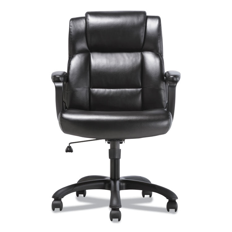 Mid-Back Executive Chair, Supports Up To 225 Lb, 19" To 23" Seat Height, Black