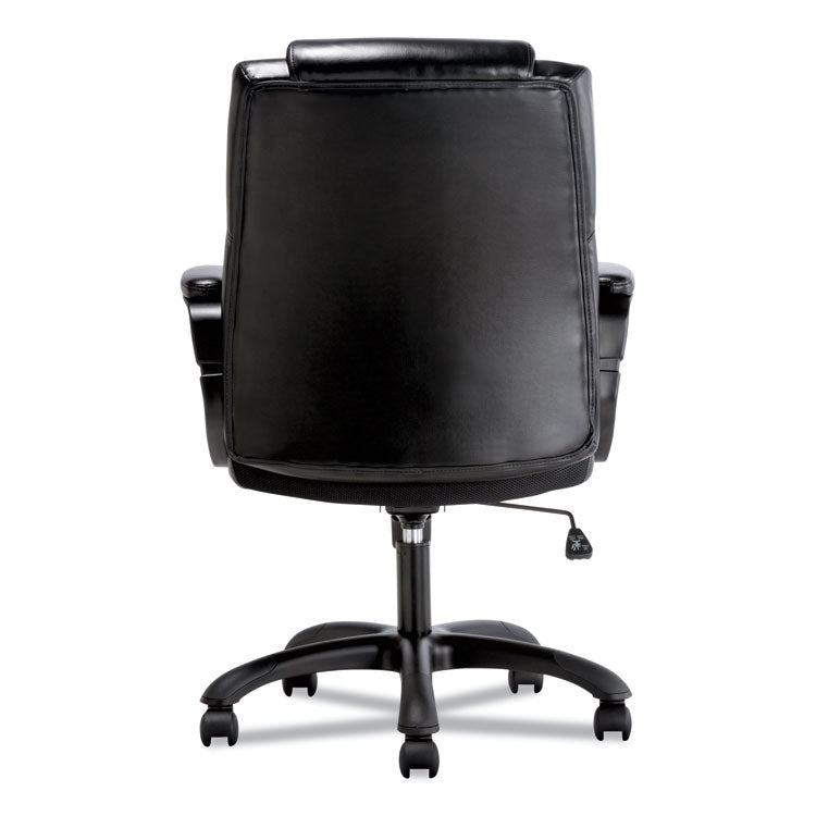 Mid-Back Executive Chair, Supports Up To 225 Lb, 19" To 23" Seat Height, Black