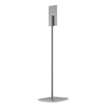Hand Sanitizer Station Stand, 12 X 16 X 54, Silver