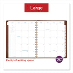 Signature Collection Academic Weekly/Monthly Planners, 11.5 x 8, Distressed Brown Cover, 13-Month: July 2025 to July 2026