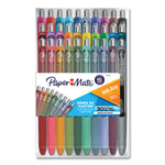 Inkjoy Gel Pen, Retractable, Medium 0.7 Mm, Assorted Ink And Barrel Colors, 30/pack