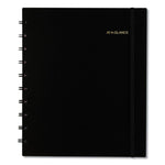 Move-A-Page Academic Weekly/Monthly Planners, 11 x 9, Black Cover, 12-Month (July to June): 2025 to 2026