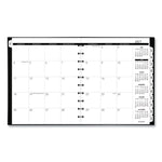Move-A-Page Academic Weekly/Monthly Planners, 11 x 9, Black Cover, 12-Month (July to June): 2025 to 2026
