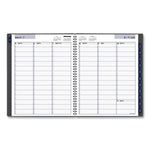 DayMinder Academic Weekly/Monthly Desktop Planner, 11 x 8.5, Charcoal Cover, 12-Month (July to June): 2025 to 2026