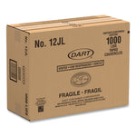 Plastic Lids for Foam Cups, Bowls and Containers, Vented, Fits 6 oz to 14 oz, White, 100/Pack, 10 Packs/Carton